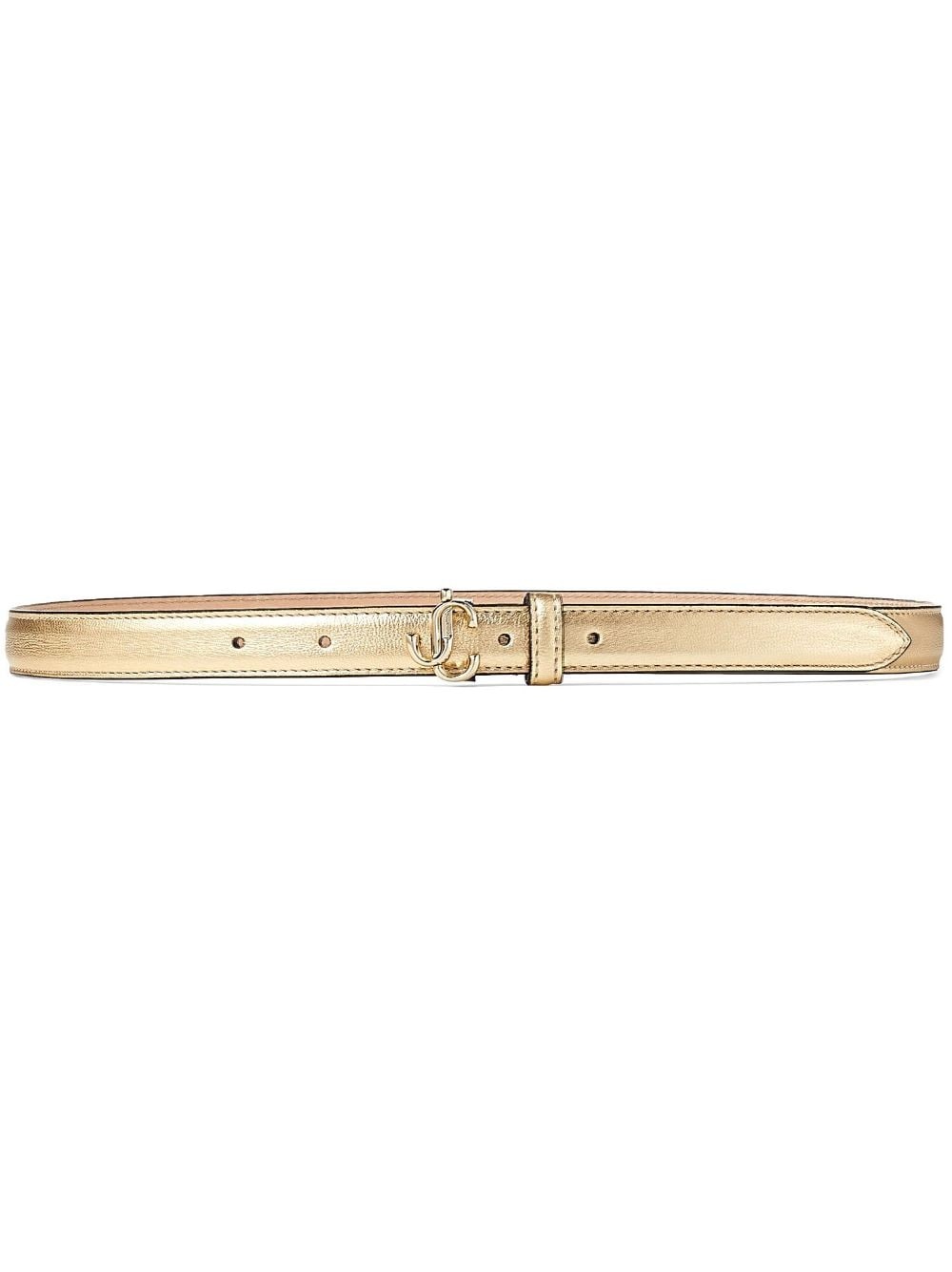 Helina logo-buckle belt - 1