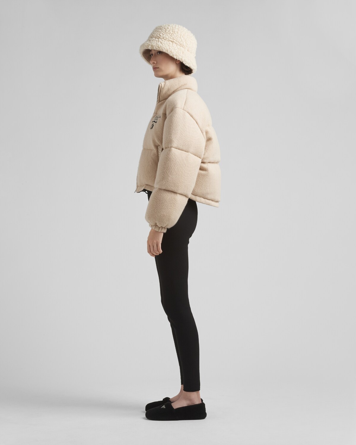 Cashmere wool down jacket - 4
