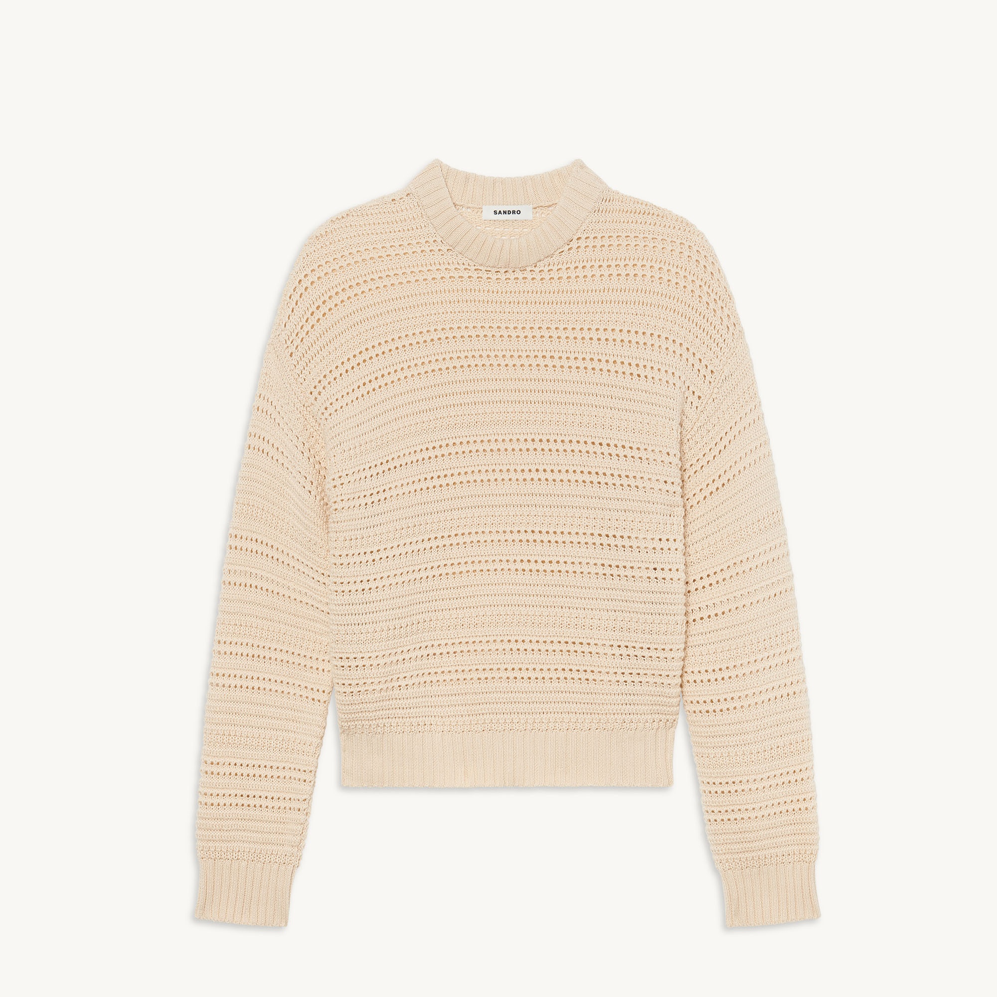 Openwork knit sweater - 1