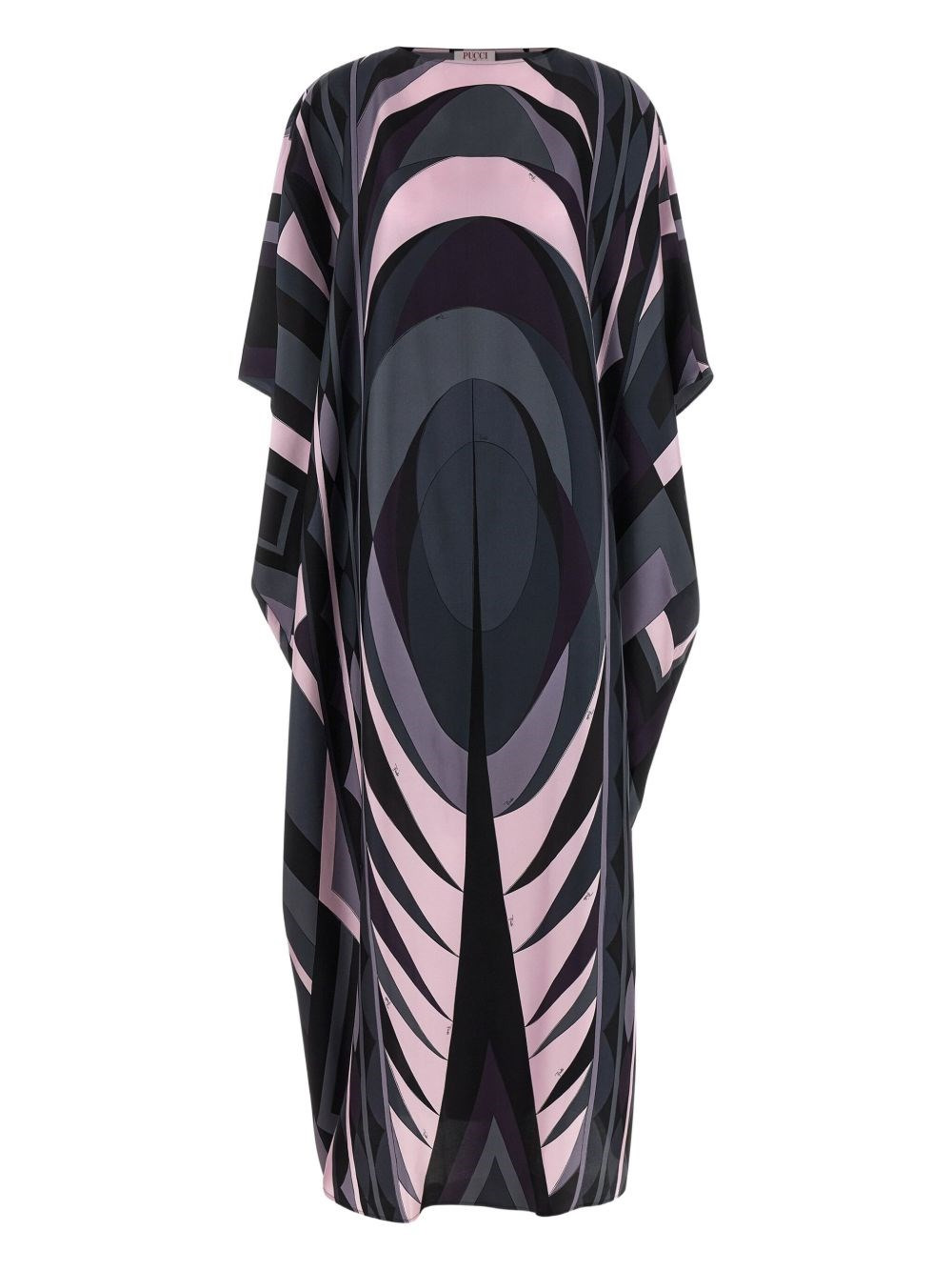 Printed silk kaftan - 1