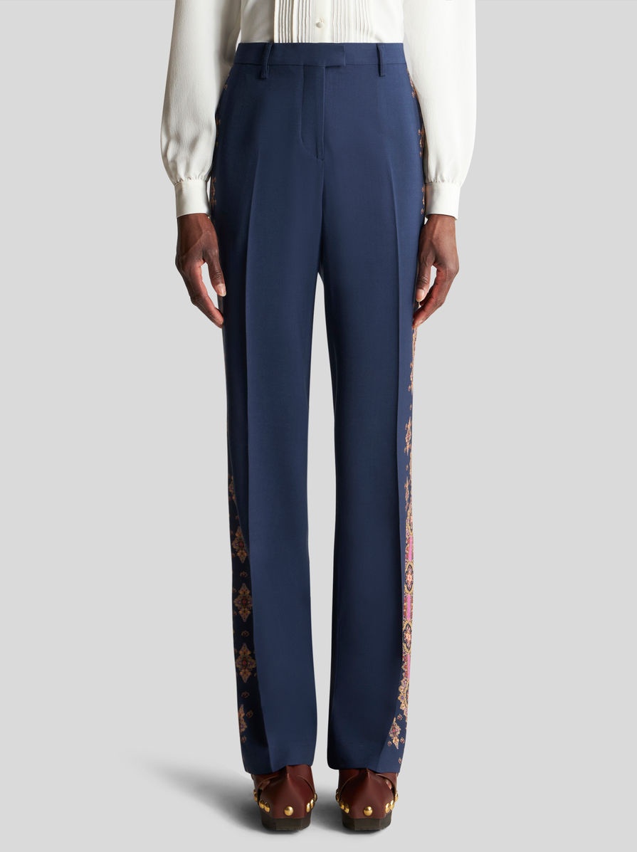 TAILORED TROUSERS WITH PRINTED TAPES - 2