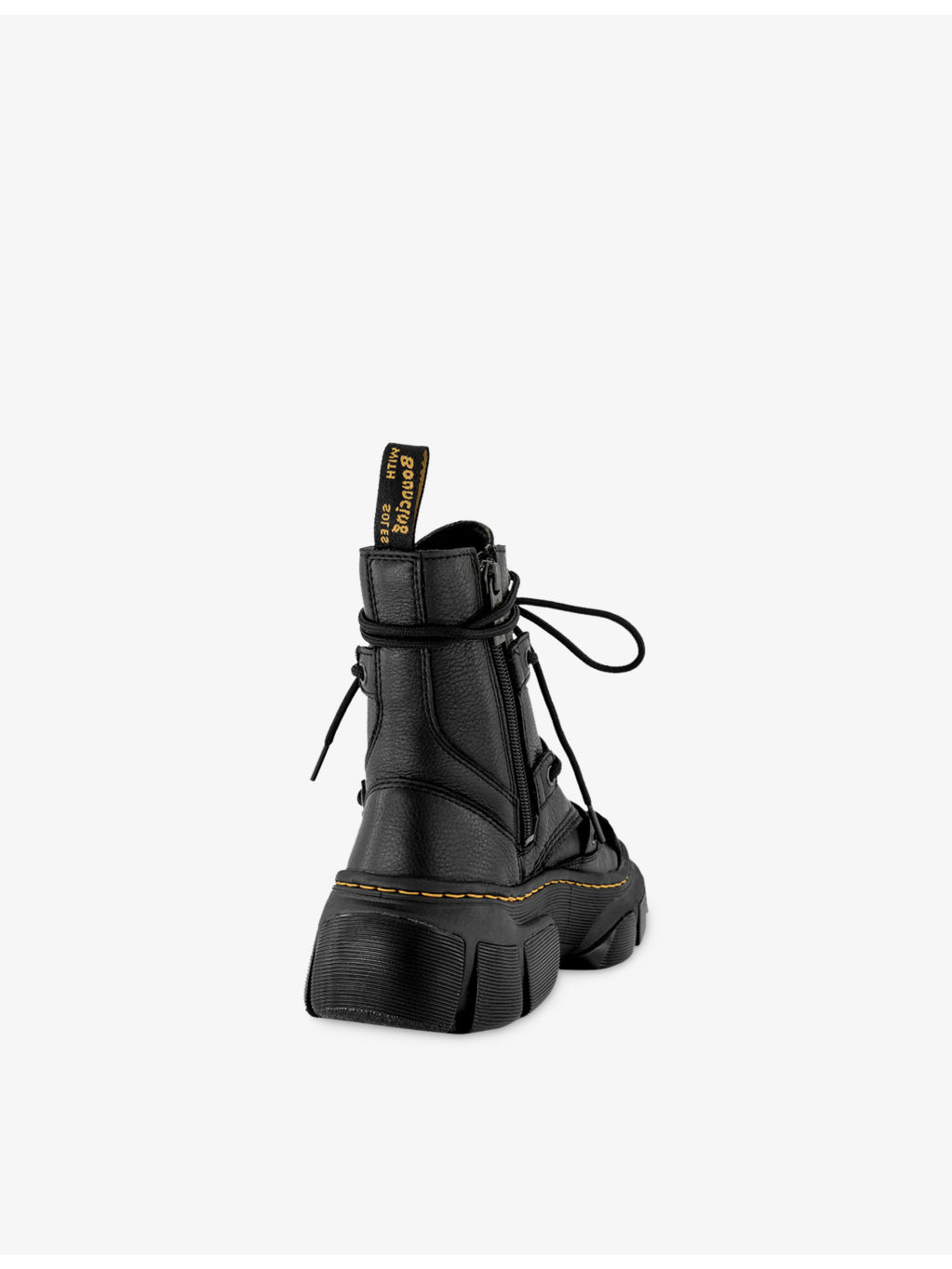 DMXL 8-Eyelet Leather Ankle Boots - 4