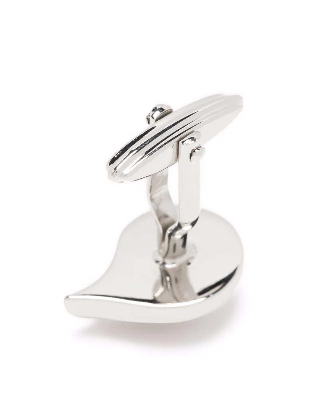 swirled silver cufflinks - 2