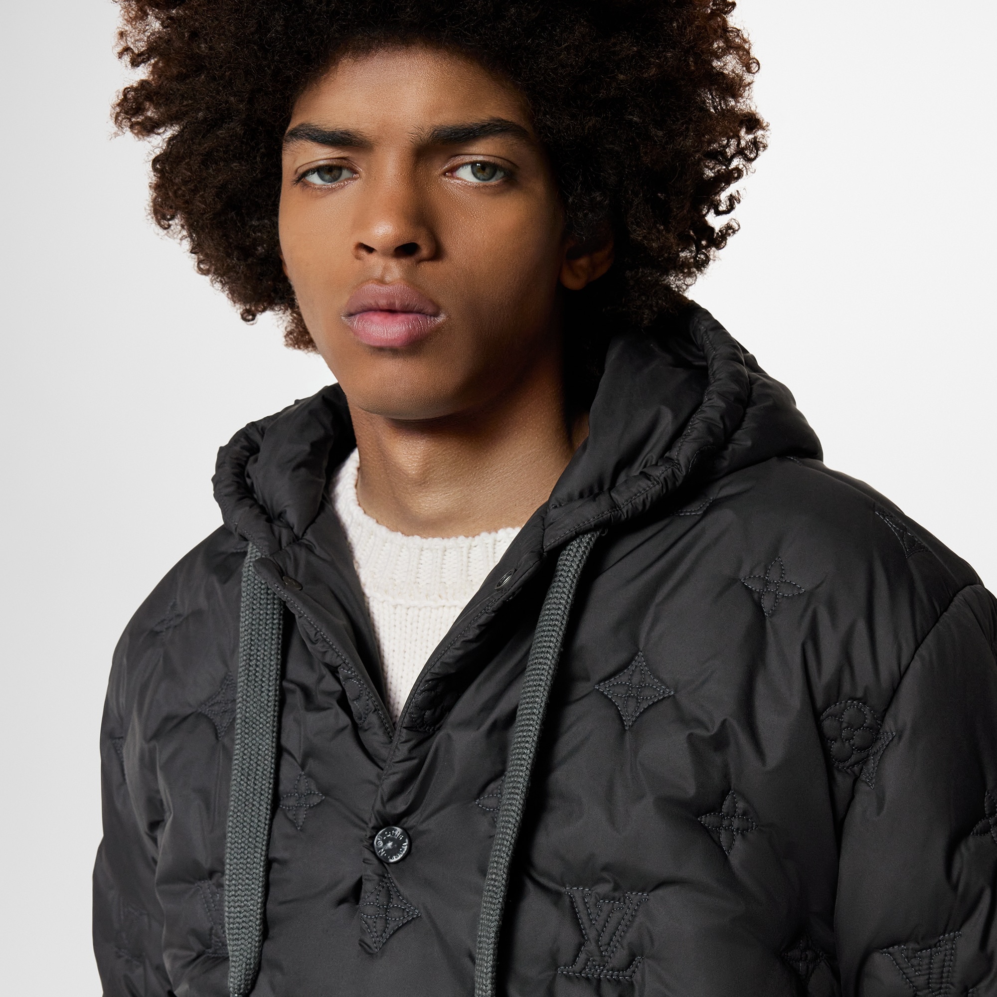 Monogram Quilted Hooded Blouson - 4