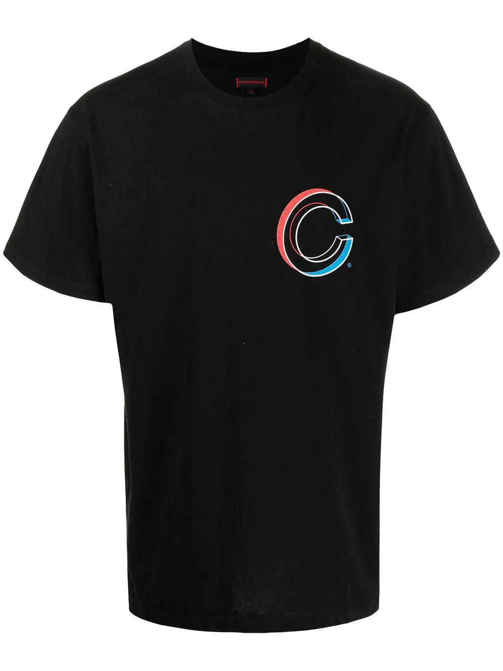 Globe logo-print short-sleeve T-shirt - 1