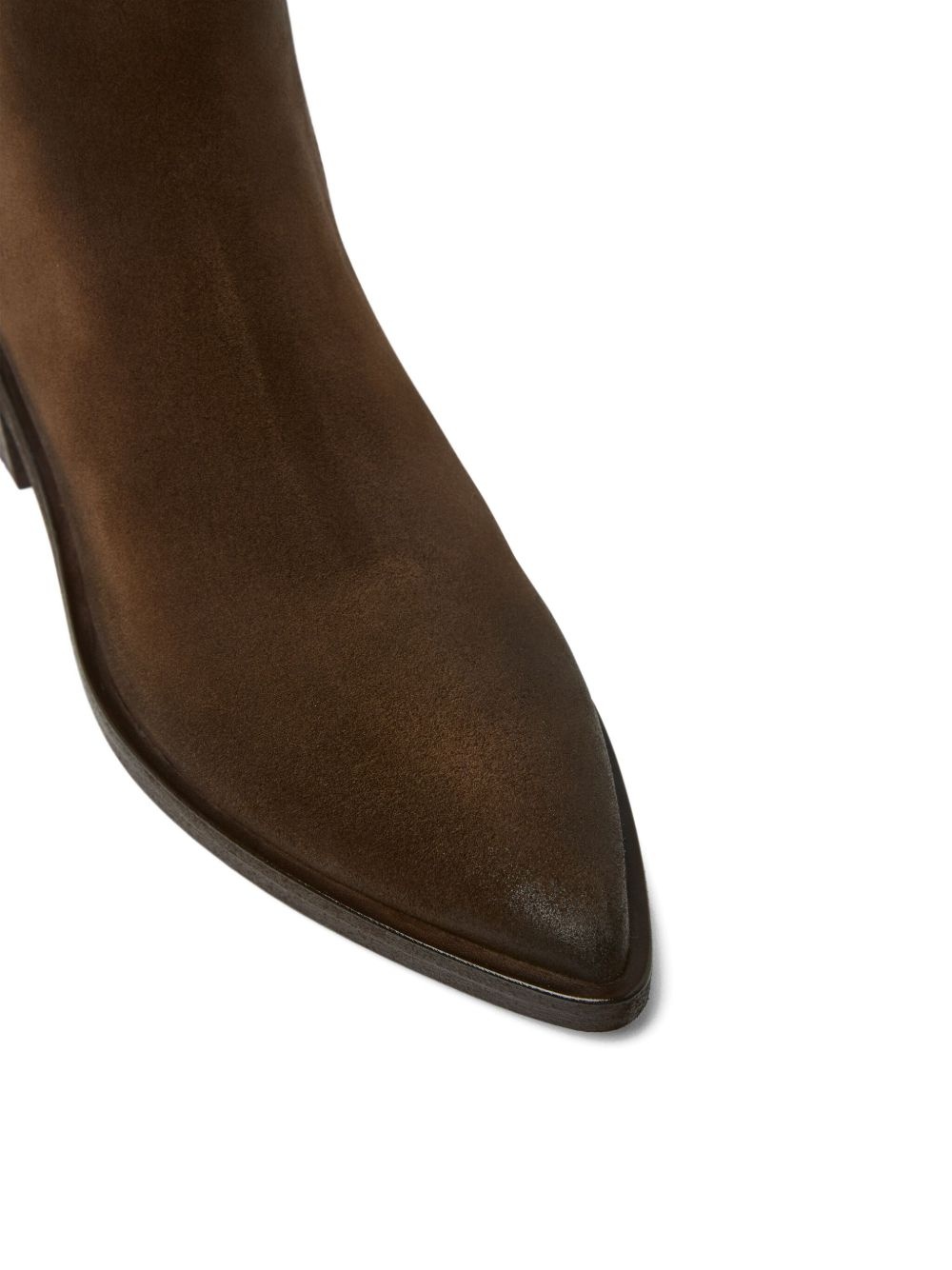 pointed-toe zip boots - 4