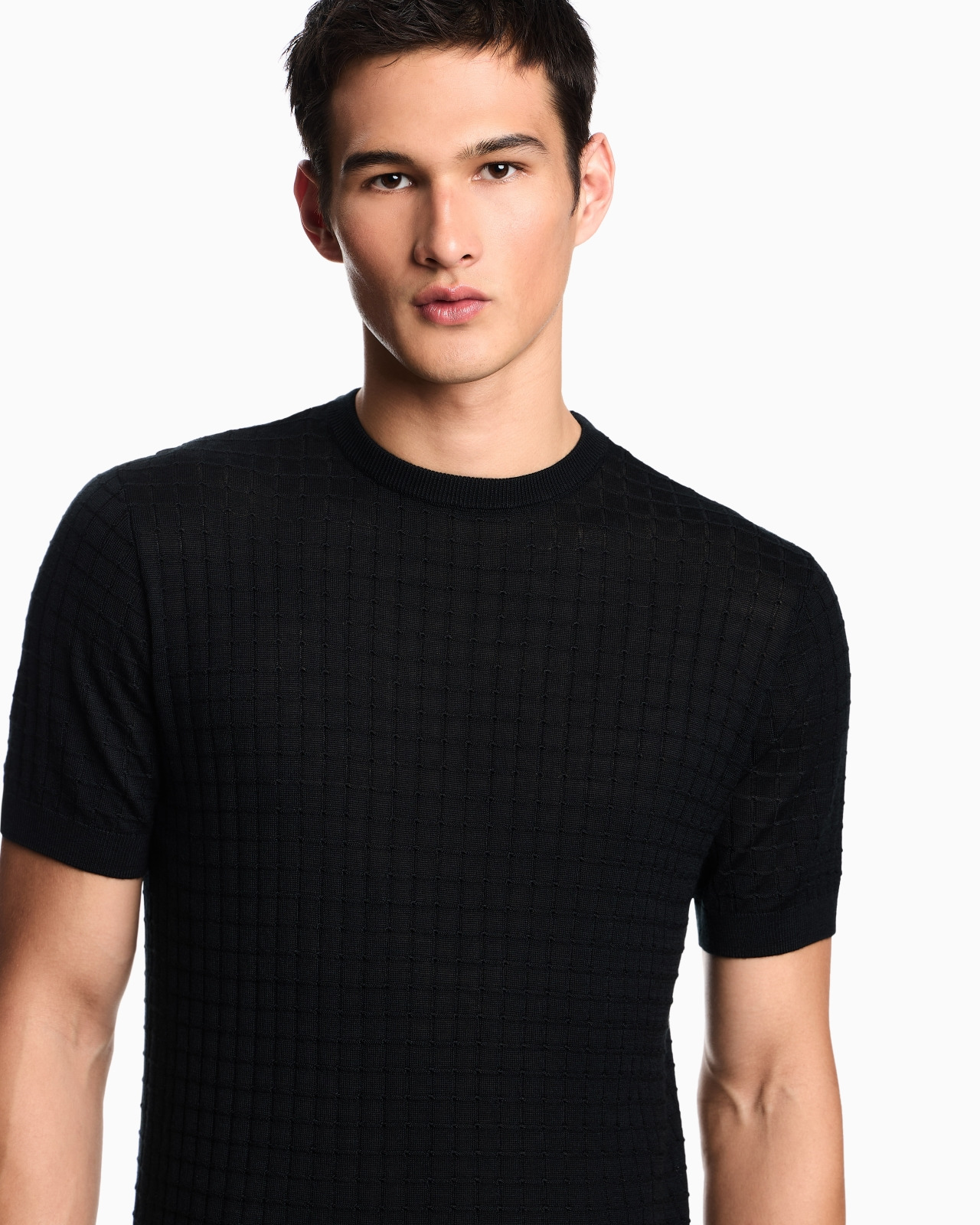 ASV LYOCELL-BLEND JUMPER IN A PLAIN AND PURL KNIT - 5