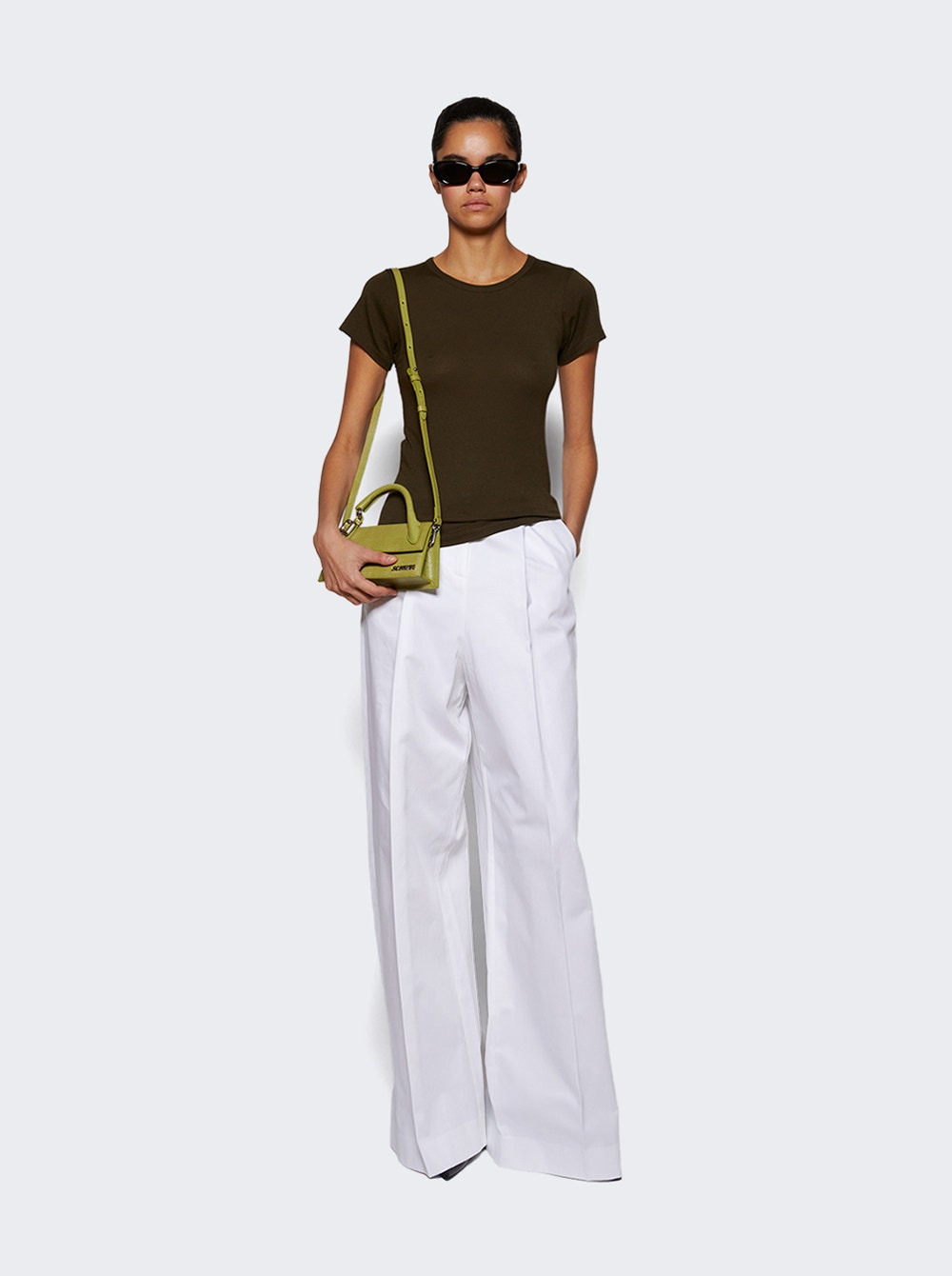 Fitted Crewneck Tee Moss - 2