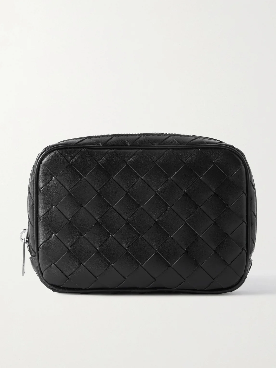 Intrecciato Leather Pouch - 1