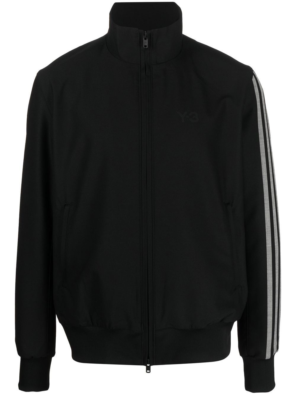 funnel neck zip-up track jacket - 1