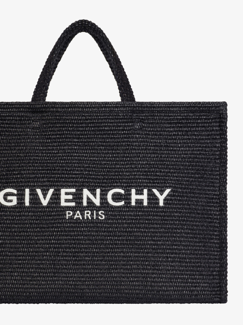 LARGE G-TOTE SHOPPING BAG IN RAFFIA 6