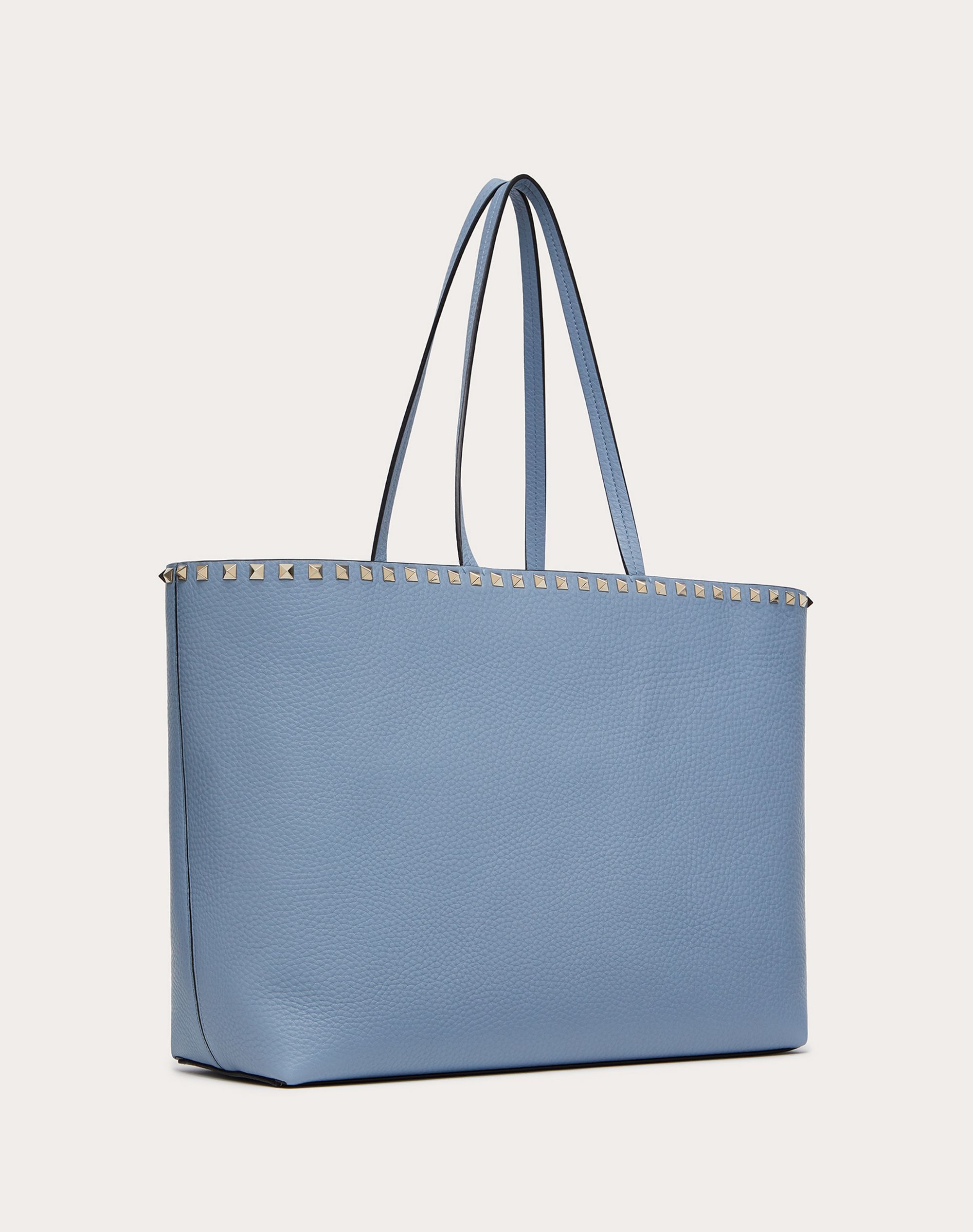 Rockstud Grainy Calfskin Tote Bag - 2