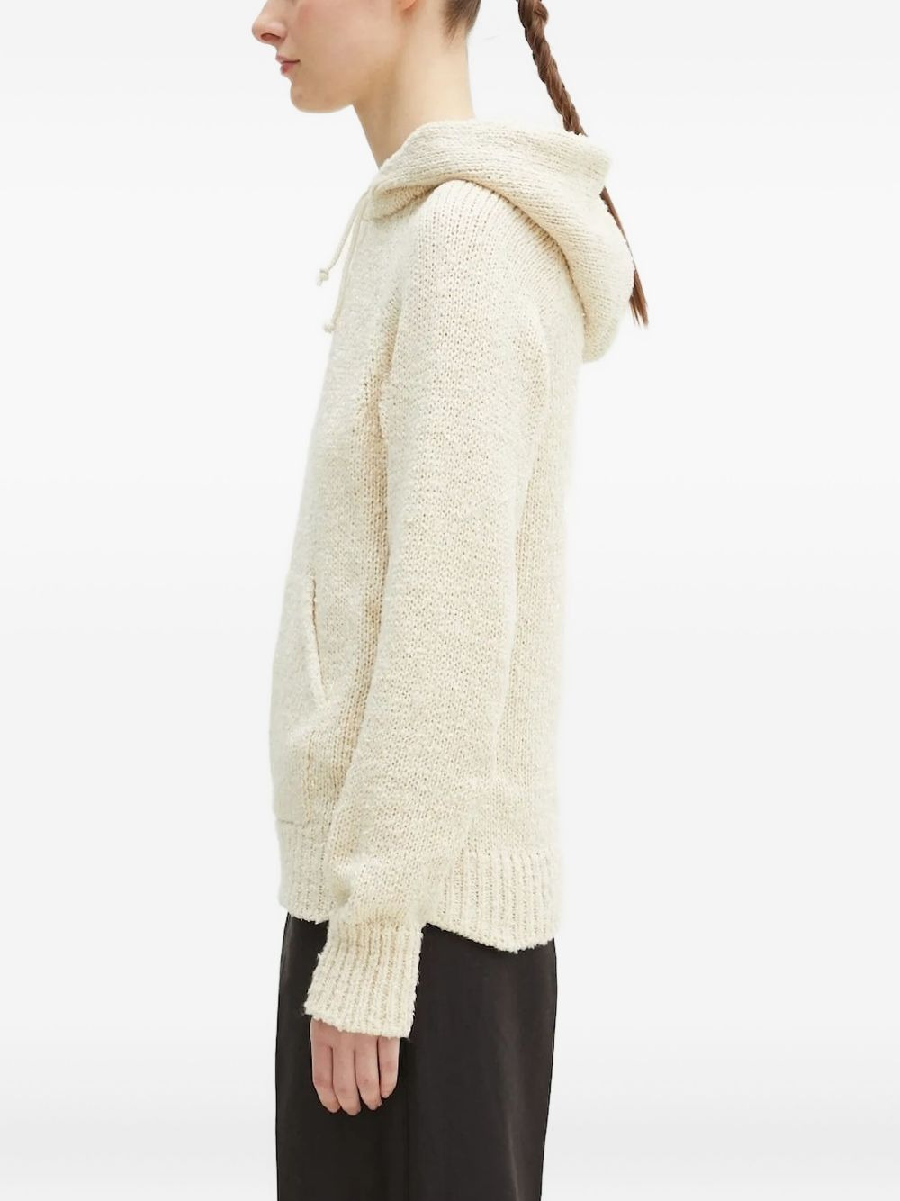 knit hoodie - 3