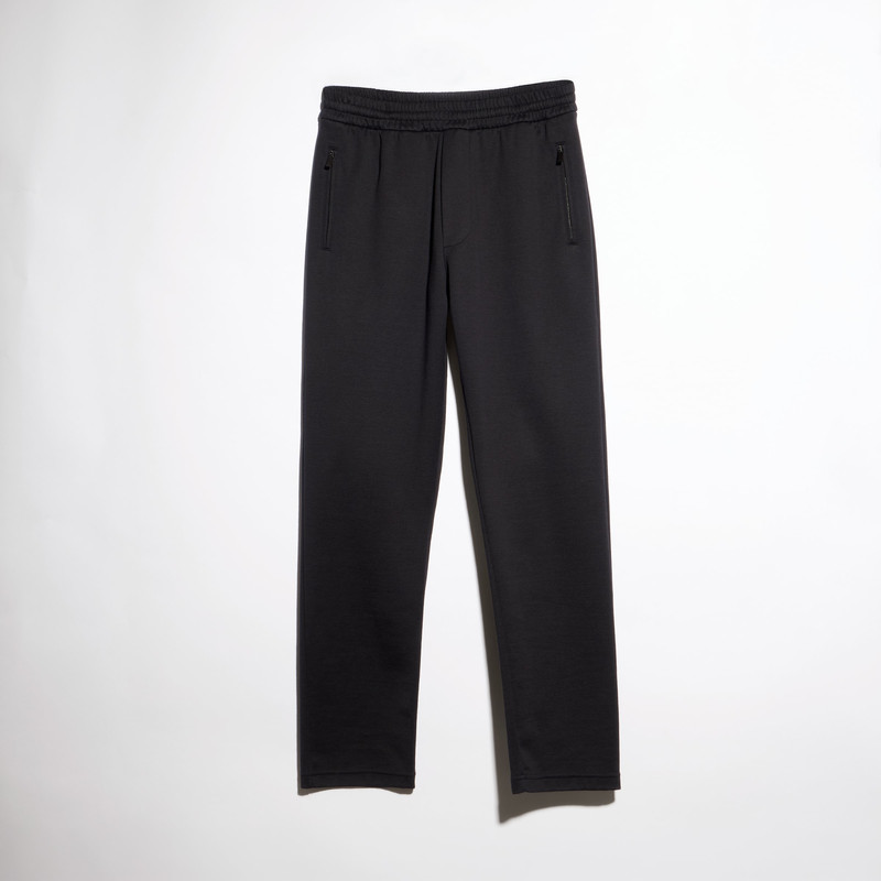 Silk cotton jersey sportswear pants - 1
