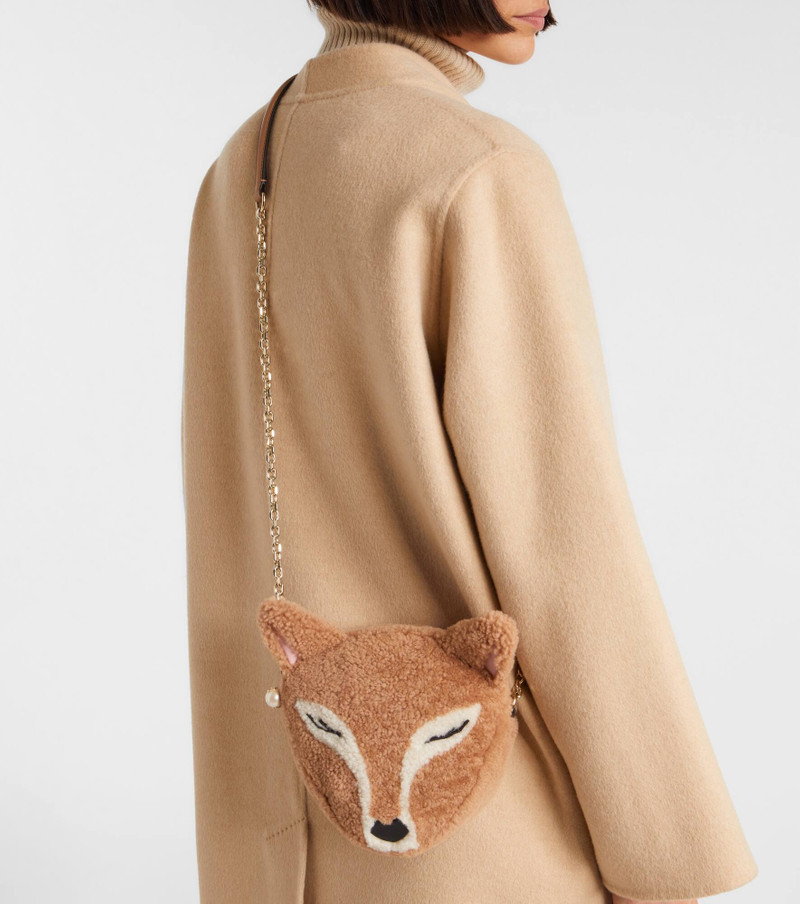 Soft Fox Mini shearling shoulder bag 2