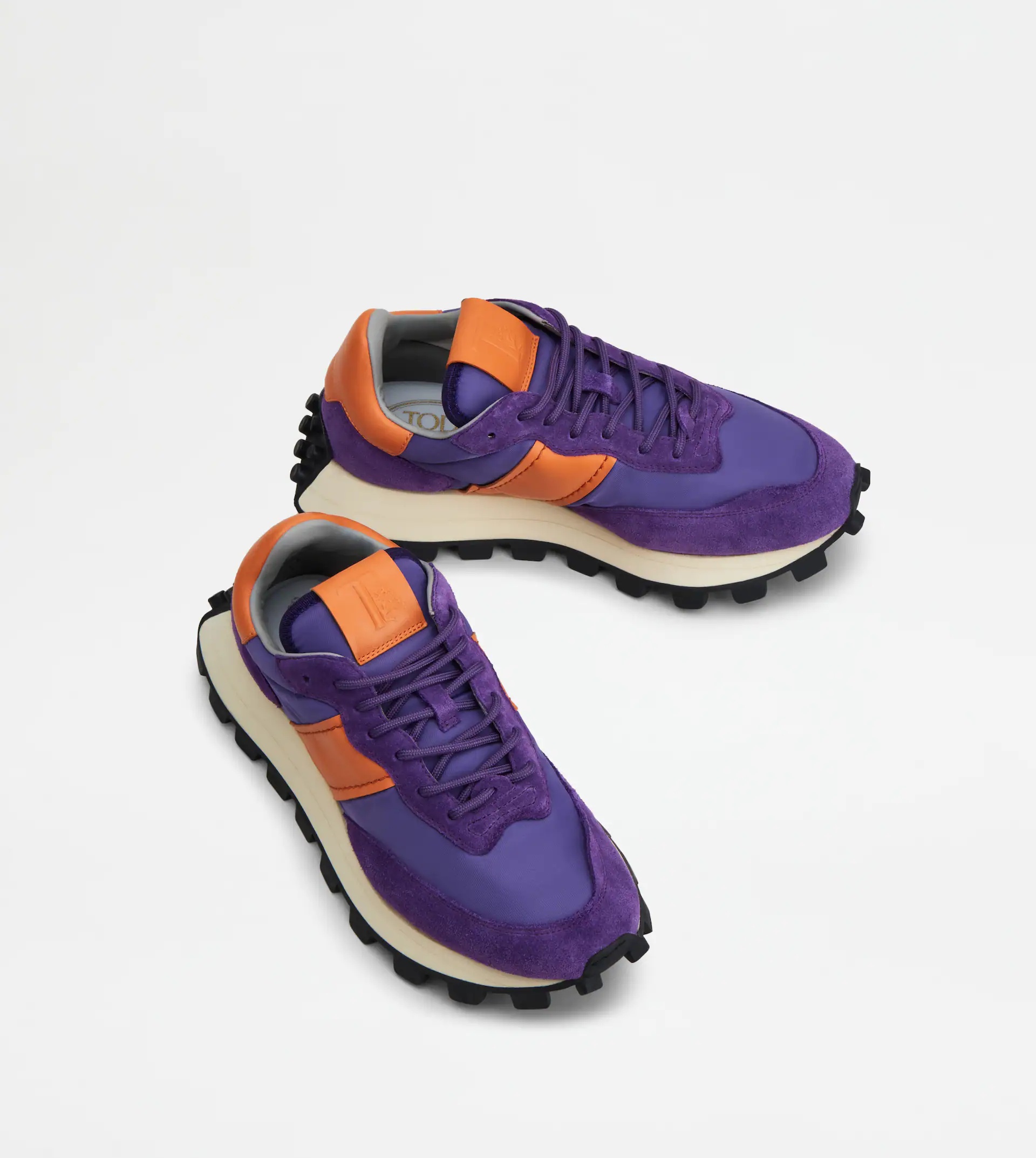 SNEAKERS TOD'S 1T IN SUEDE AND FABRIC - VIOLET - 3