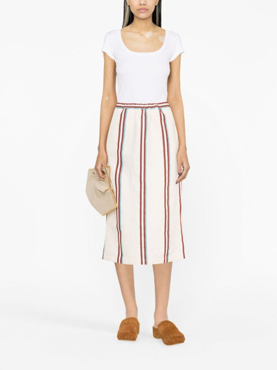 RACHEL COMEY Mott striped skirt outlook