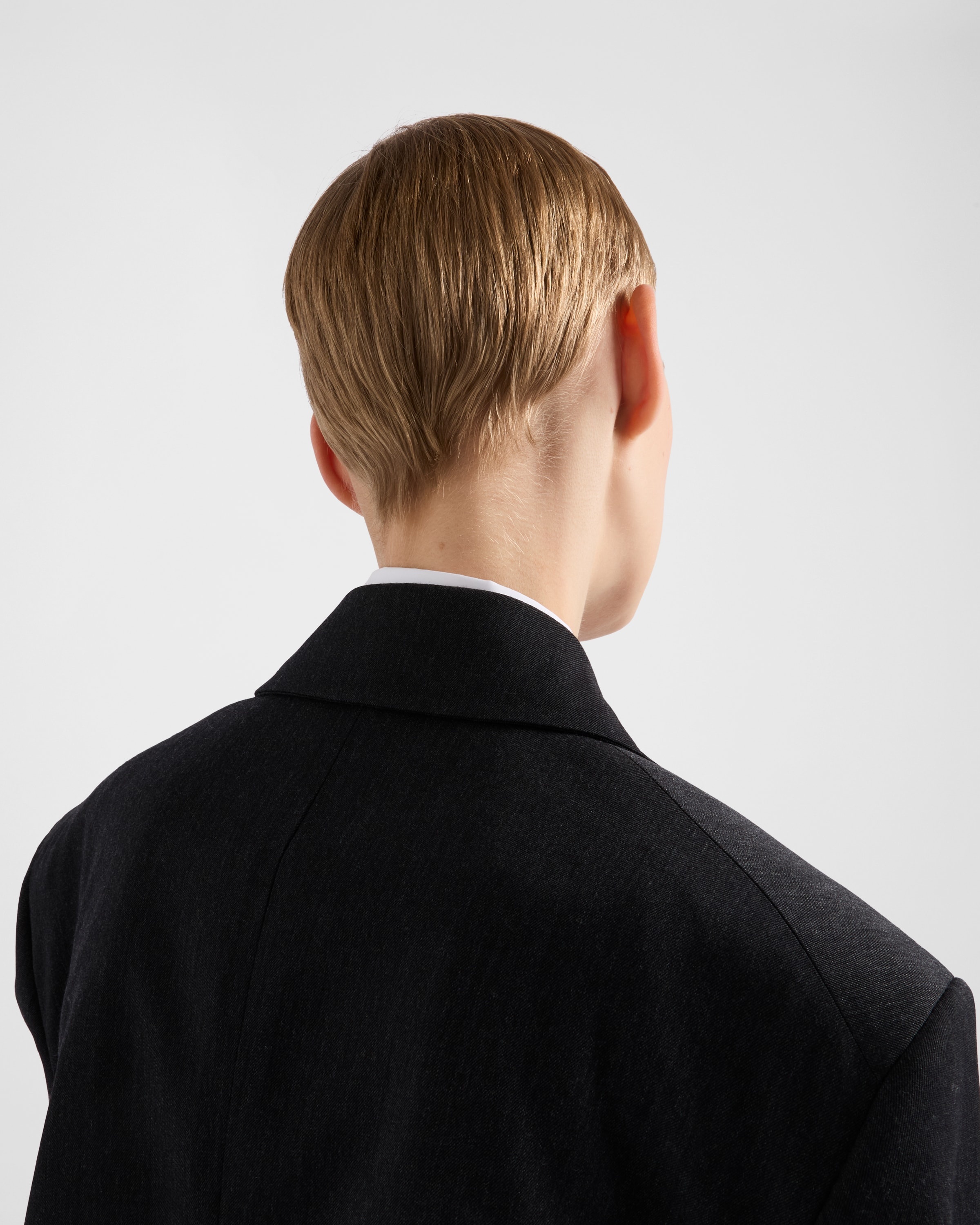 Double-breasted gabardine jacket - 6