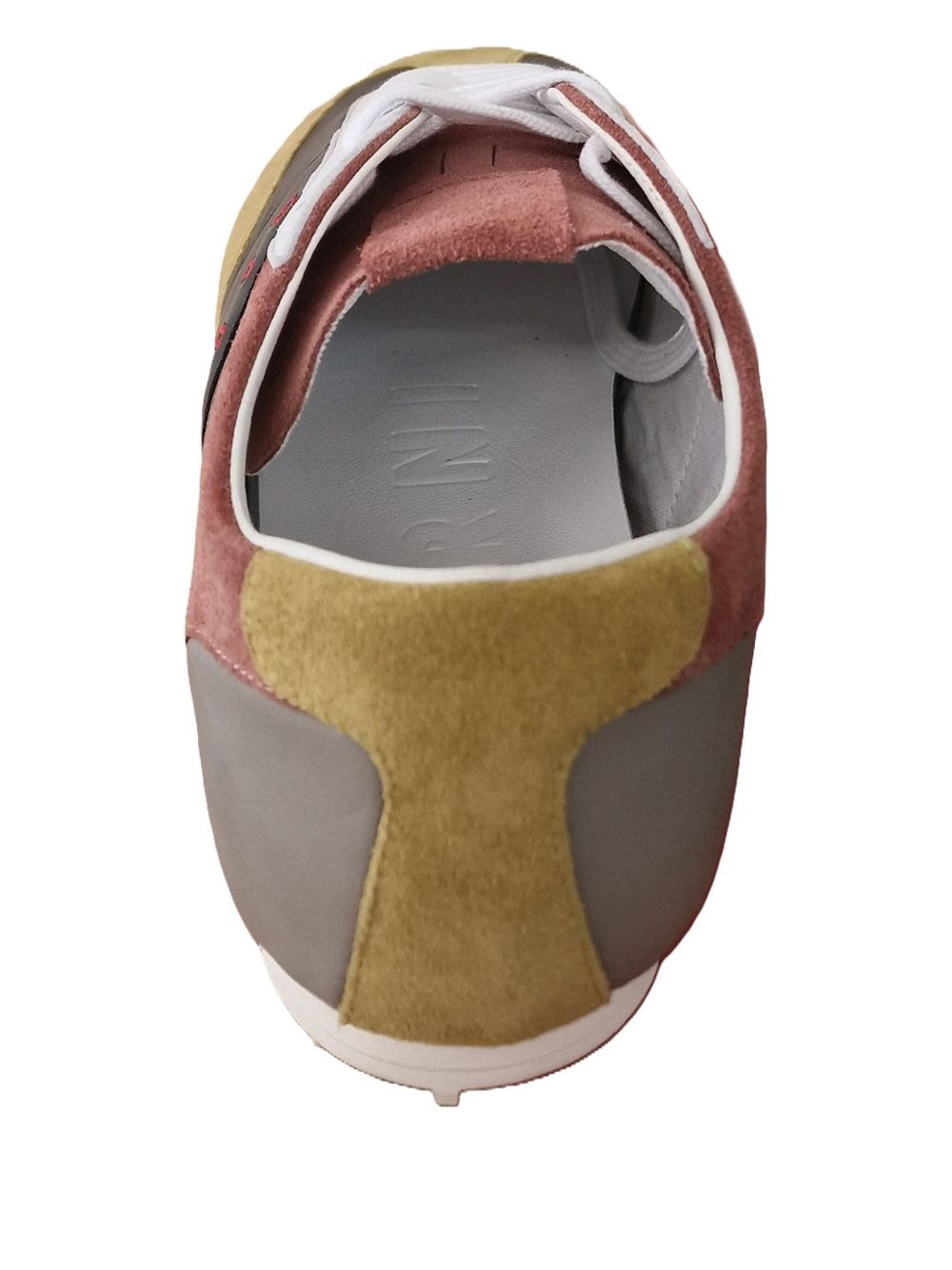 colour-block panelled sneakers - 4