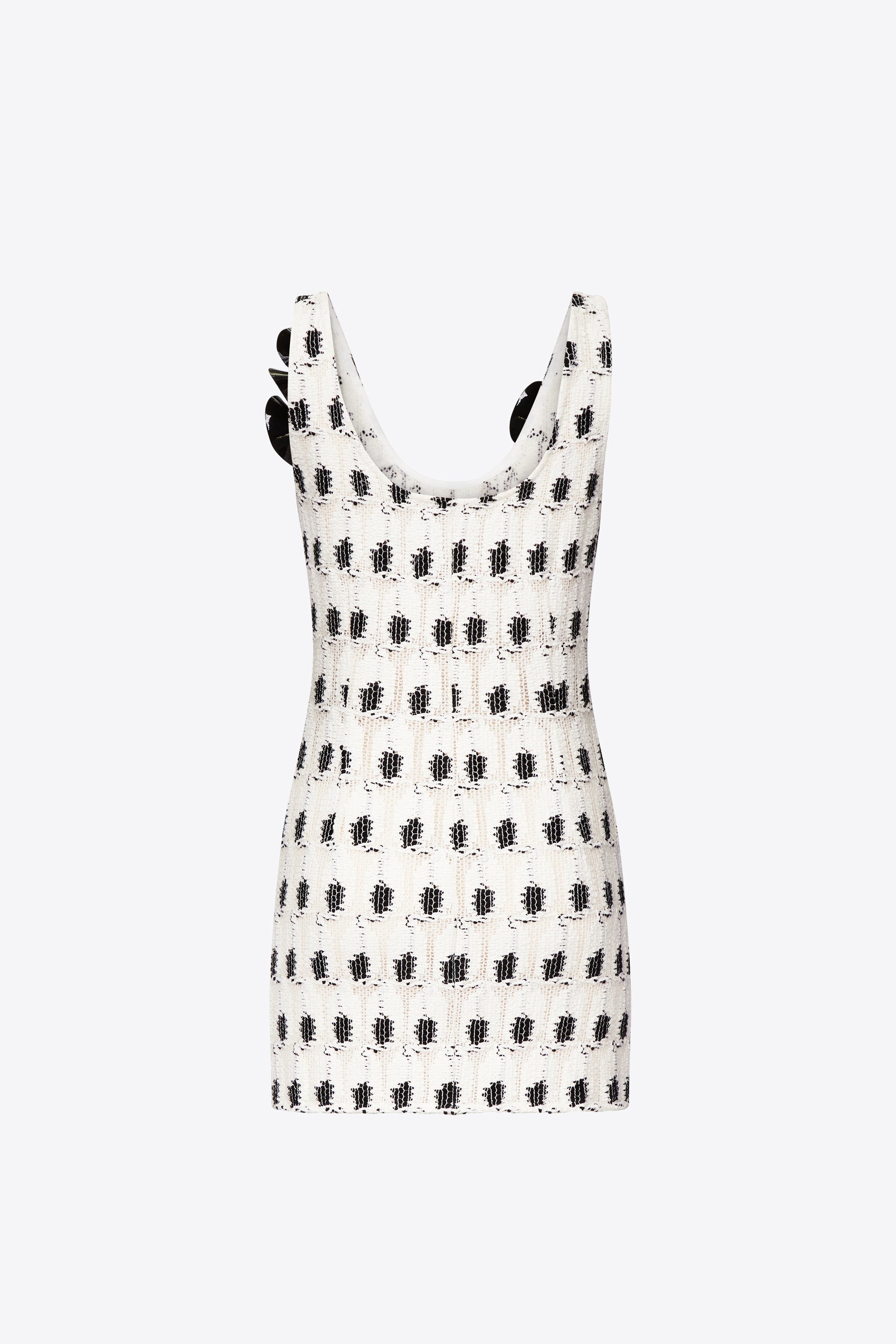 CROCHET EYE TANK DRESS - 2