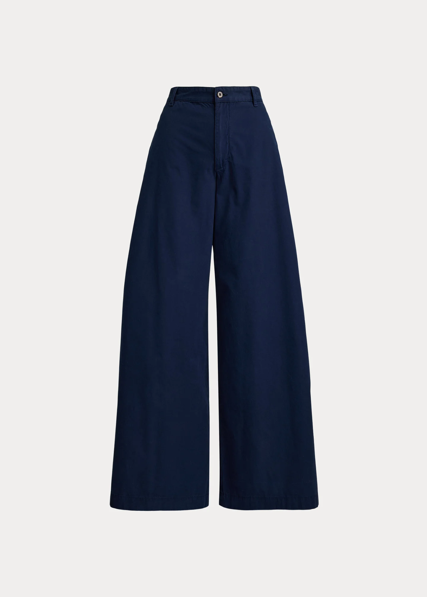 Cotton Relaxed Wide-Leg Pant - 1