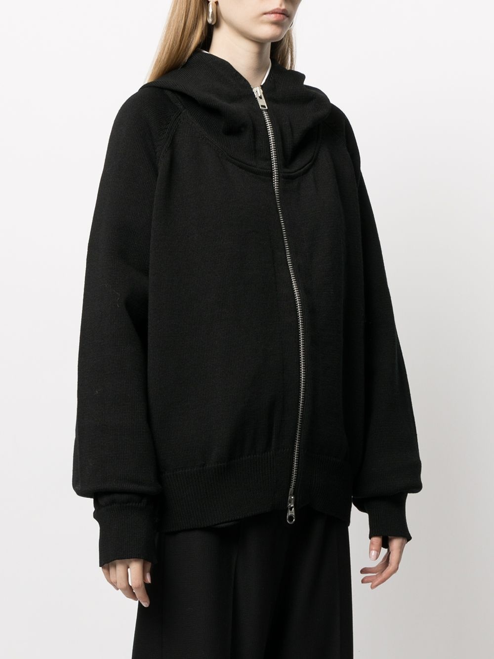 long-sleeved slouch hoodie - 3