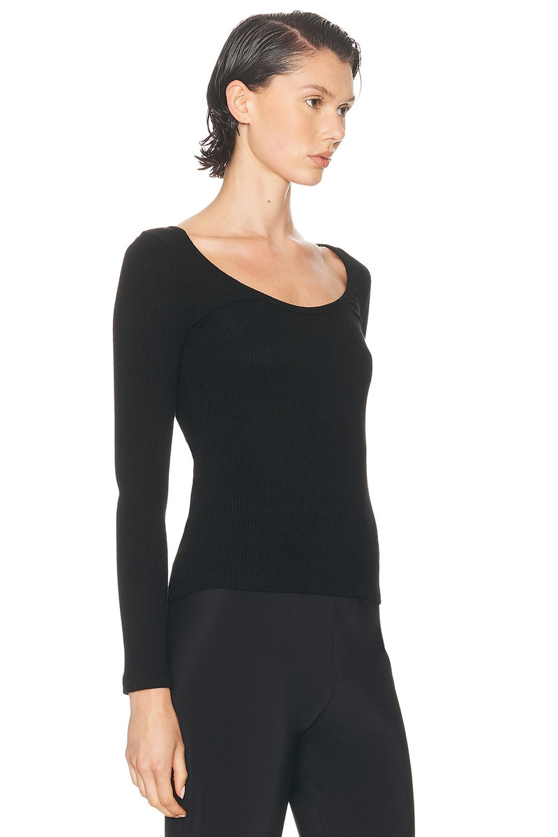 Isla Scoop Neck Long Sleeve Tee 2
