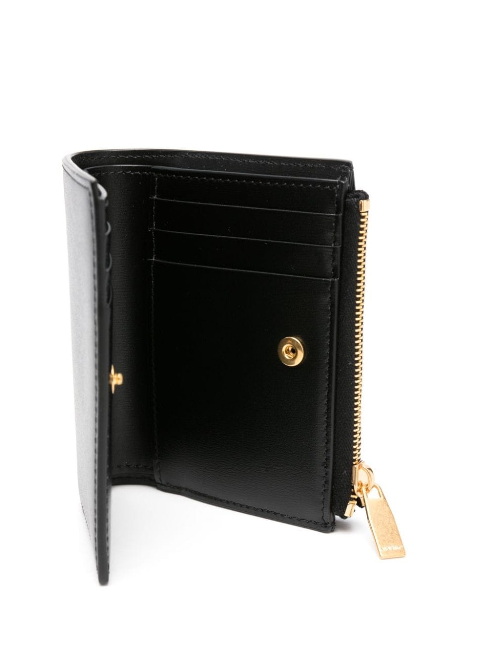Arrows-plaque leather wallet - 3