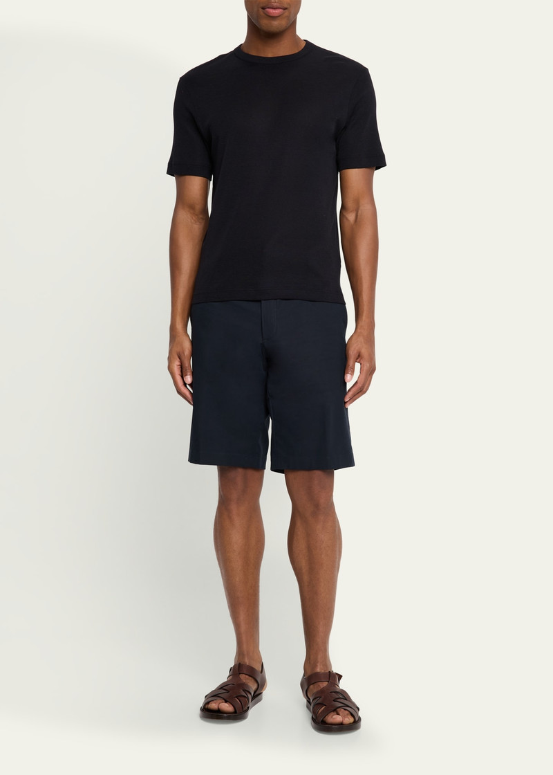 Loro Piana Men's Jarno Flat-Front Bermuda Shorts outlook