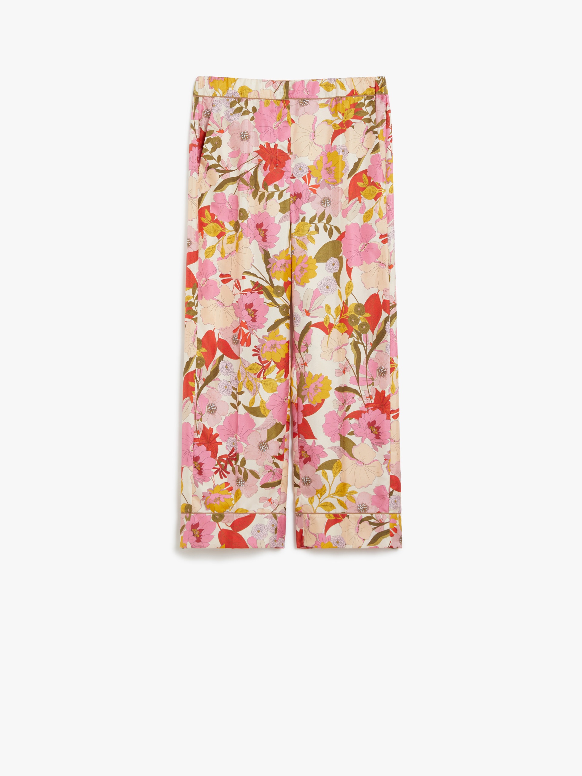 LEDA Patterned twill pyjama trousers - 1