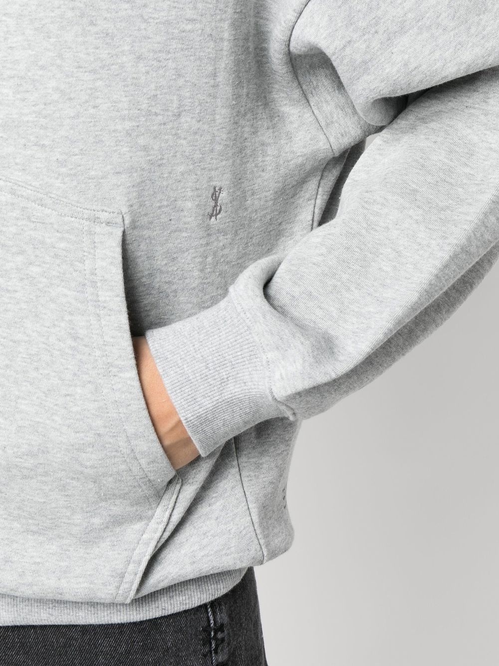 melange boyfriend-cut hoodie - 5