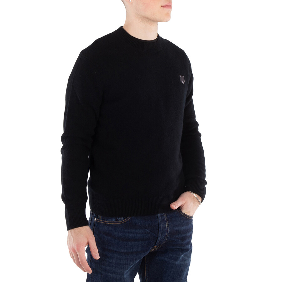 Maison Kitsune Bold Fox Head Patch Sweater, Size X-Small - 2