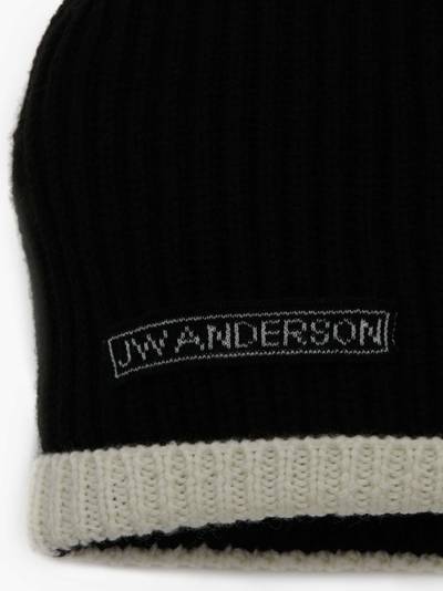 JW Anderson BUMPER-TUBE KNITTED BEANIE outlook