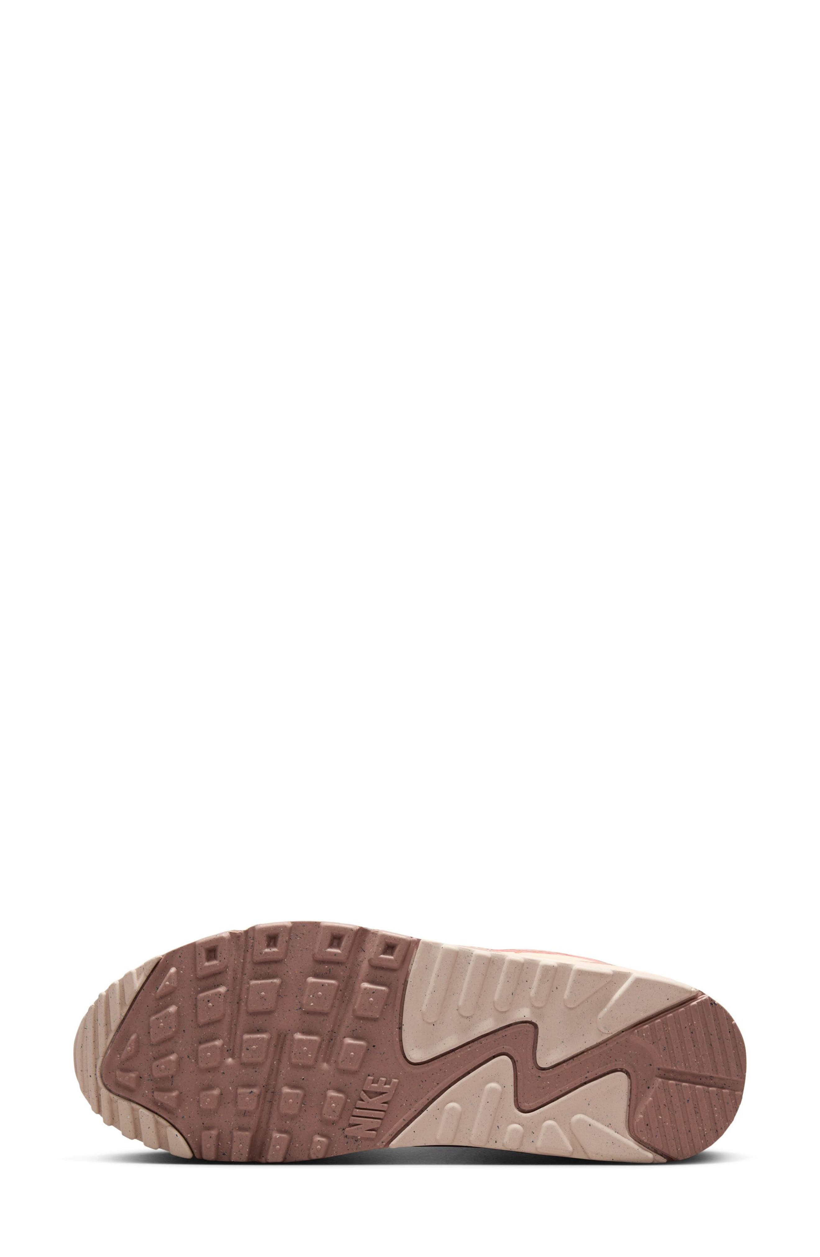 Nike Air Max 90 Next Nature Premium Sneaker in White/Pink/Coral at Nordstrom - 4