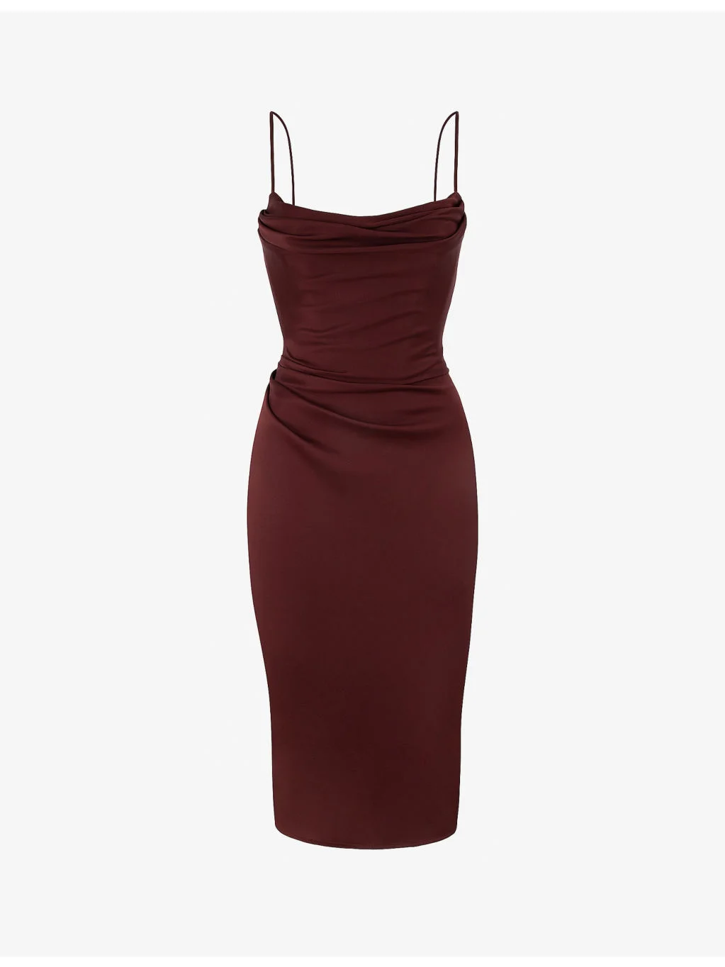 Anja corset satin midi dress - 1
