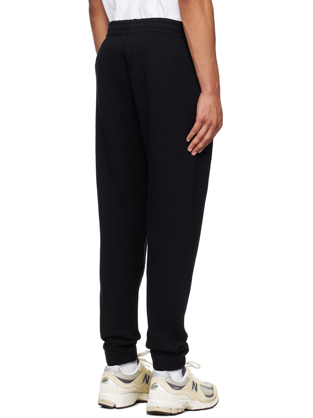 Black Handwriting Comfort Sweatpants - 3