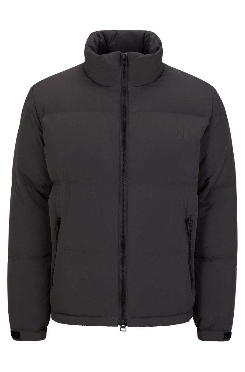 REGULAR-FIT WATER-REPELLENT PUFFER JACKET WITH STACKED LOGO 1