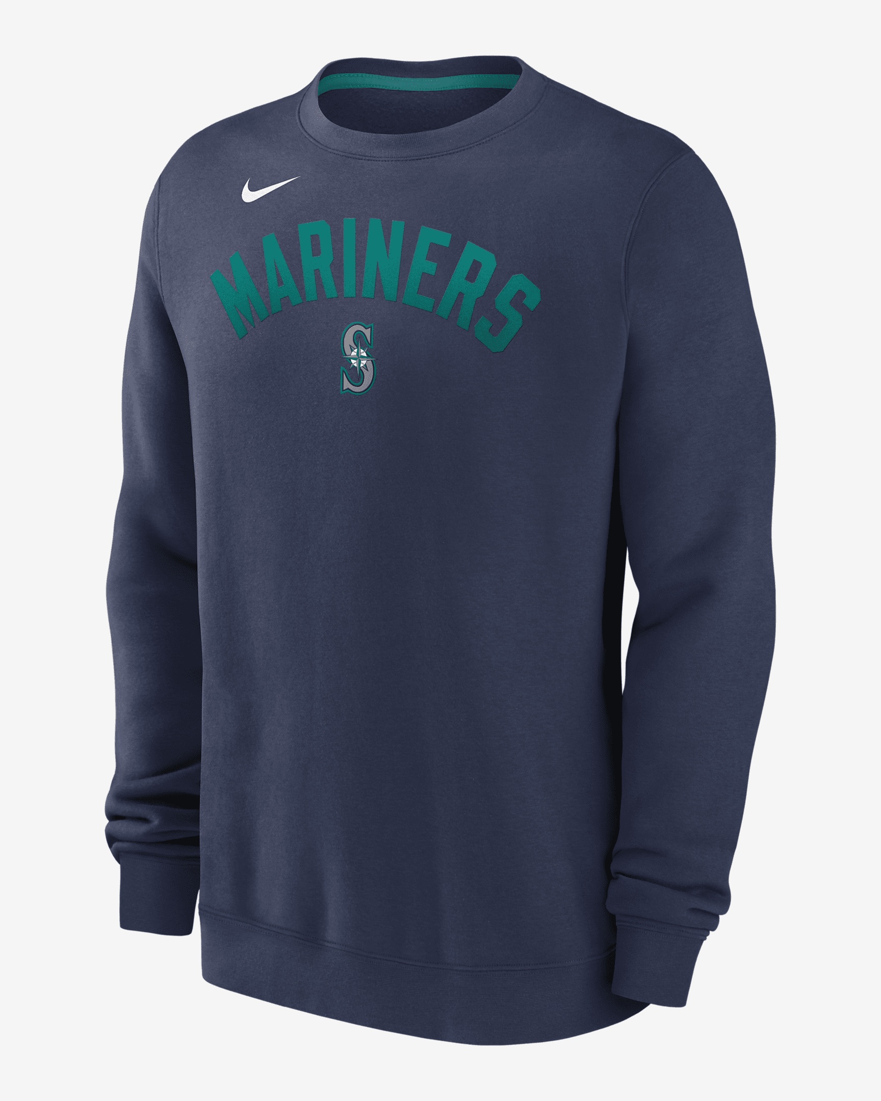 Seattle Mariners Classic Nike Men's MLB Pullover Crew - 1