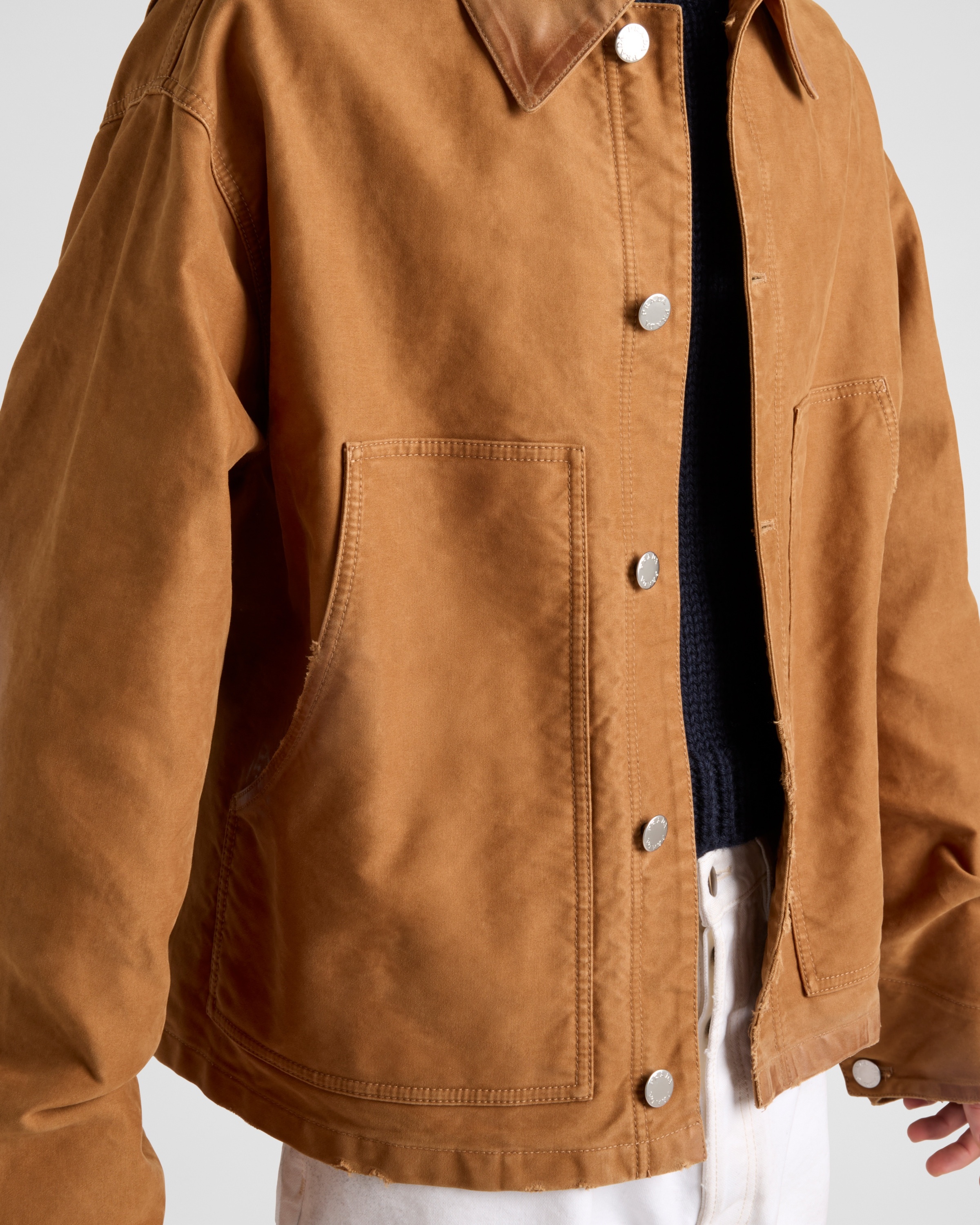Moleskin blouson jacket - 3