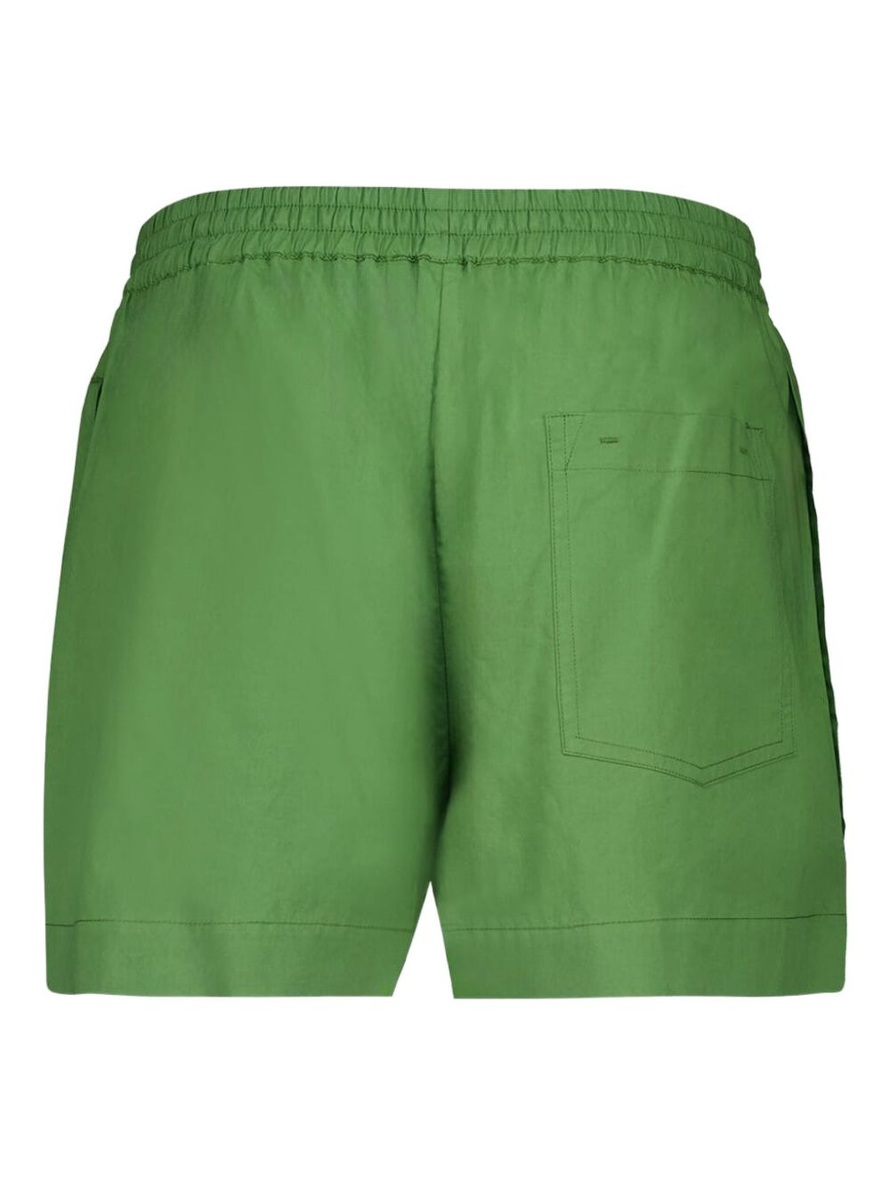 elastic-waistband cotton shorts - 2