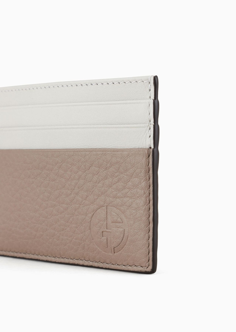 Two-toned leather card holder 3