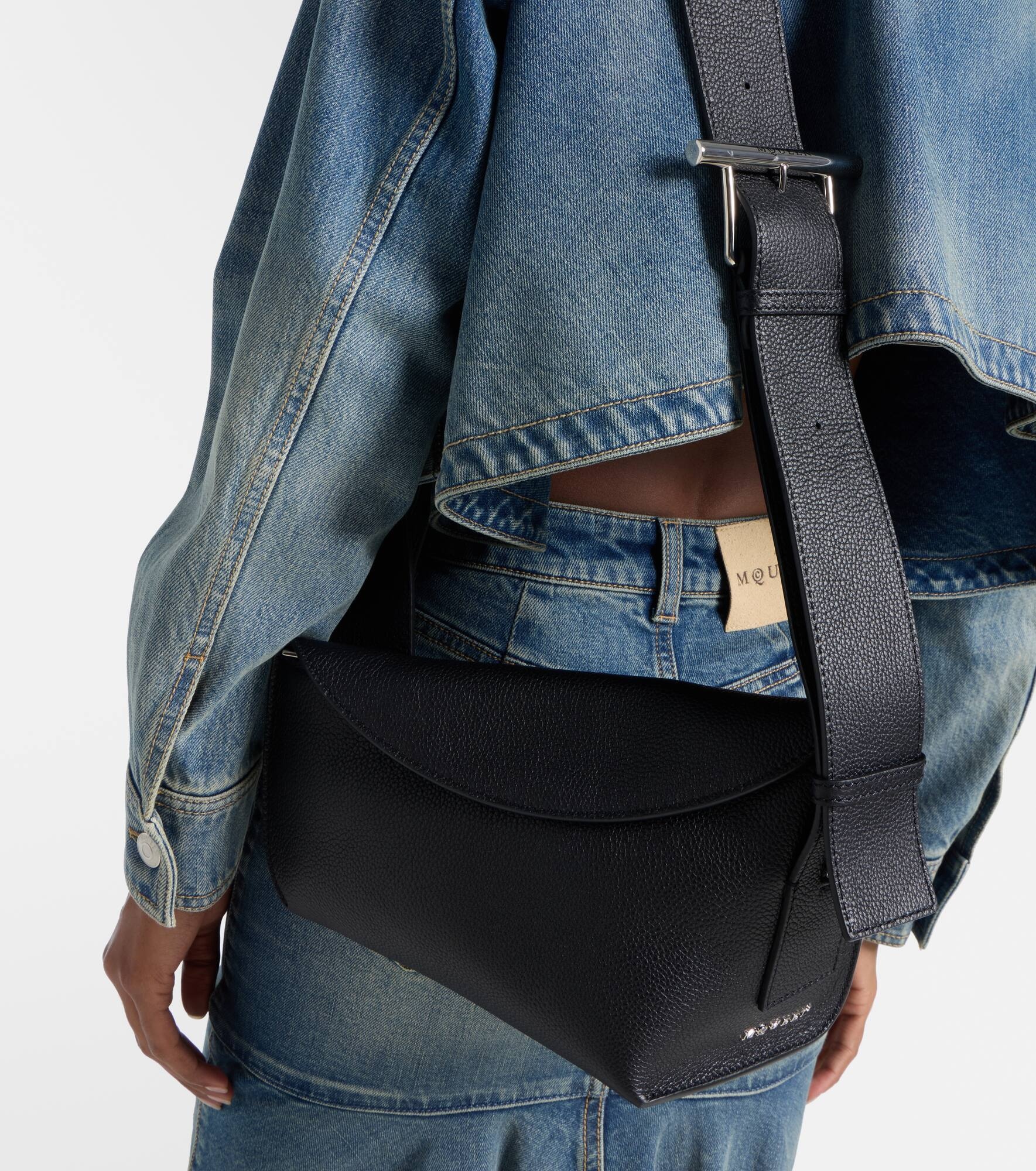 T-Bar leather shoulder bag - 7