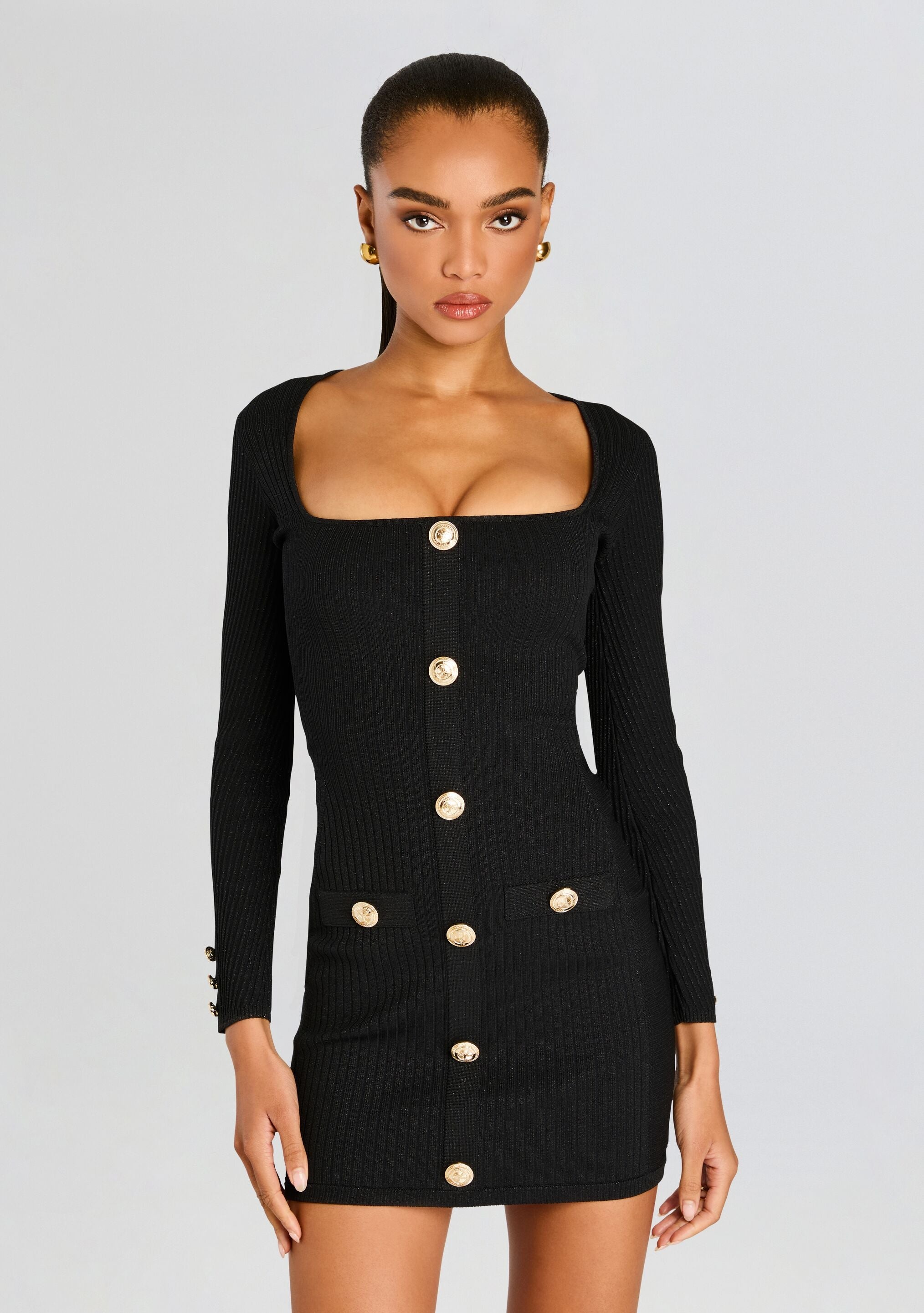 THEA RIB KNIT DRESS - 5