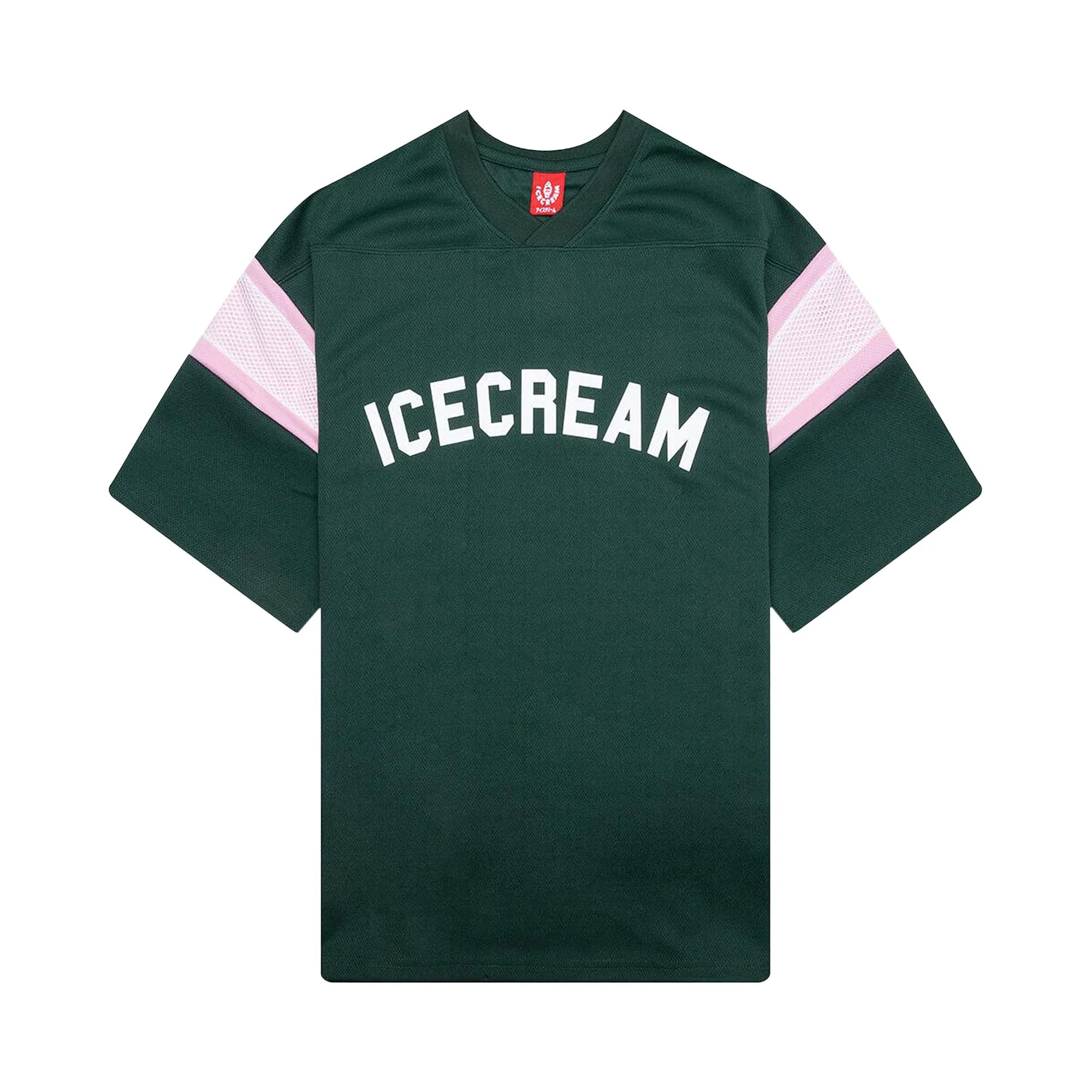Icecream Pass Short-Sleeve Knit Crop Fit Shirt 'Jolly Green' - 1