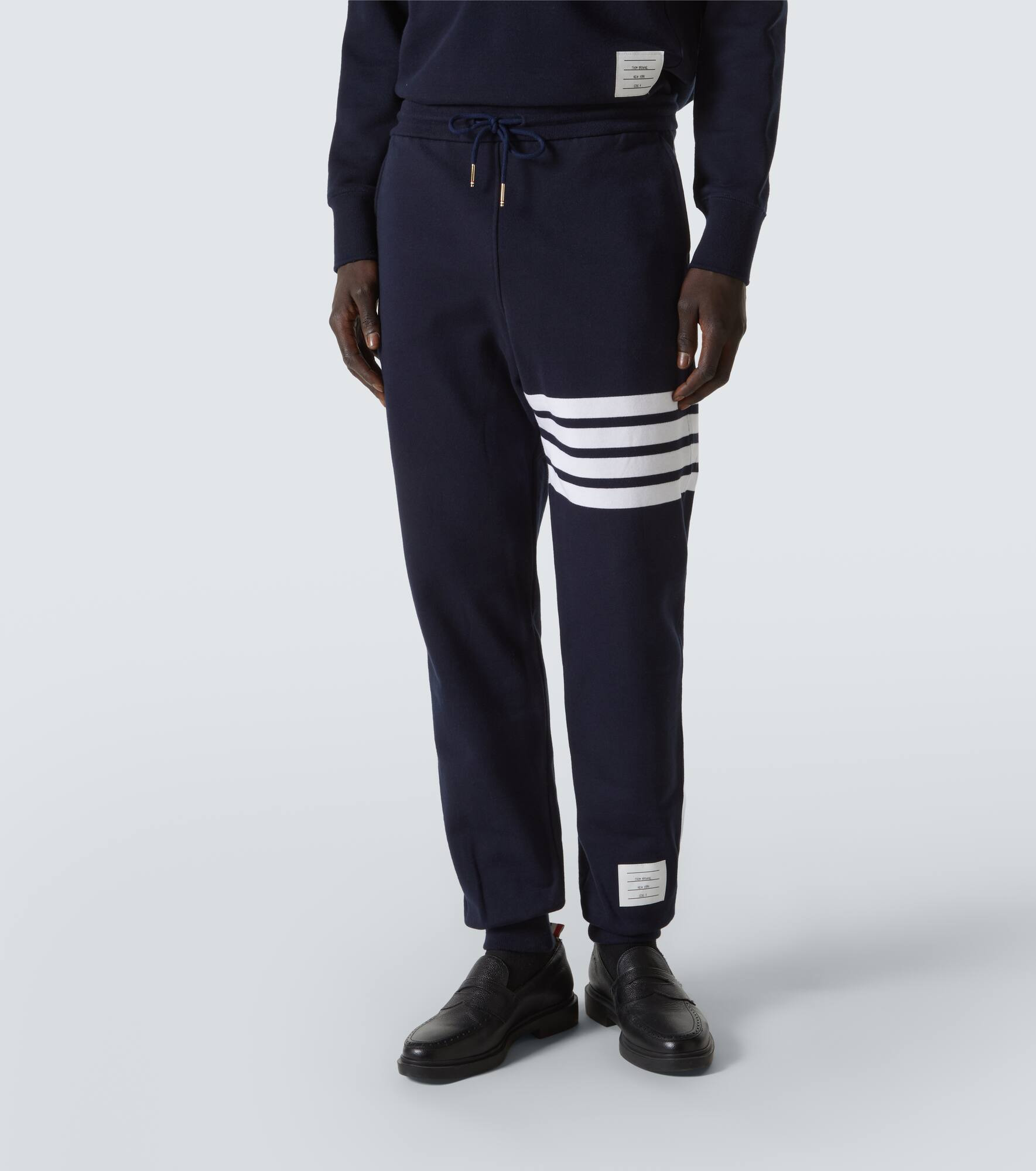 4-Bar cotton sweatpants - 3