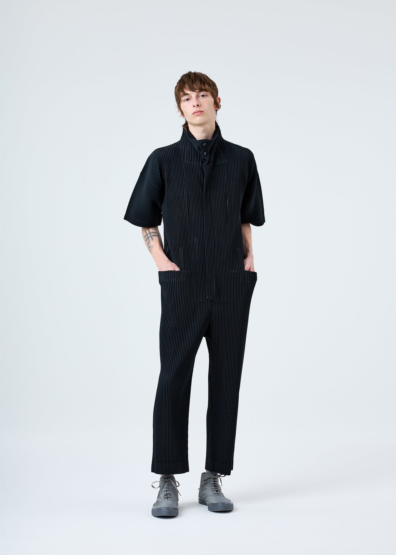 PLEATS BOTTOMS JUMPSUIT - 6