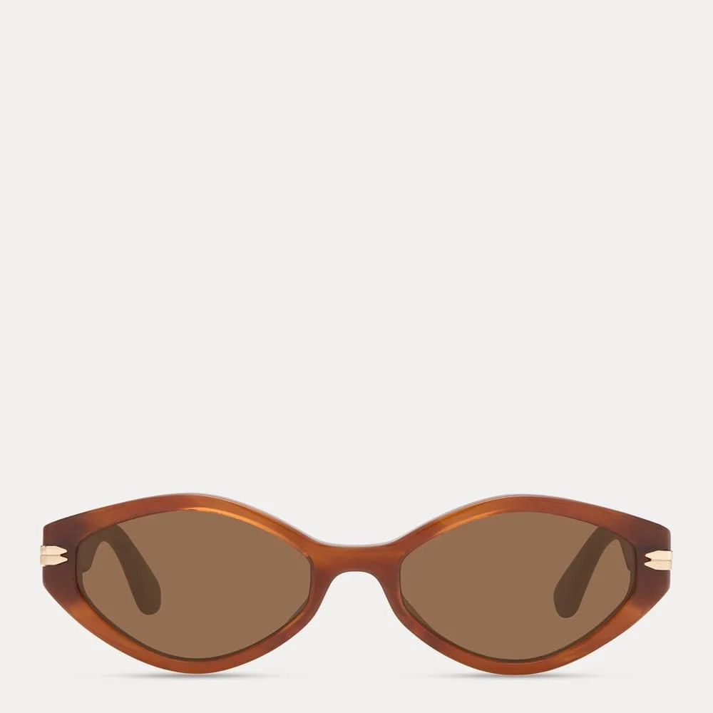 5050 OVAL-FRAME ACETATE SUNGLASSES - 1
