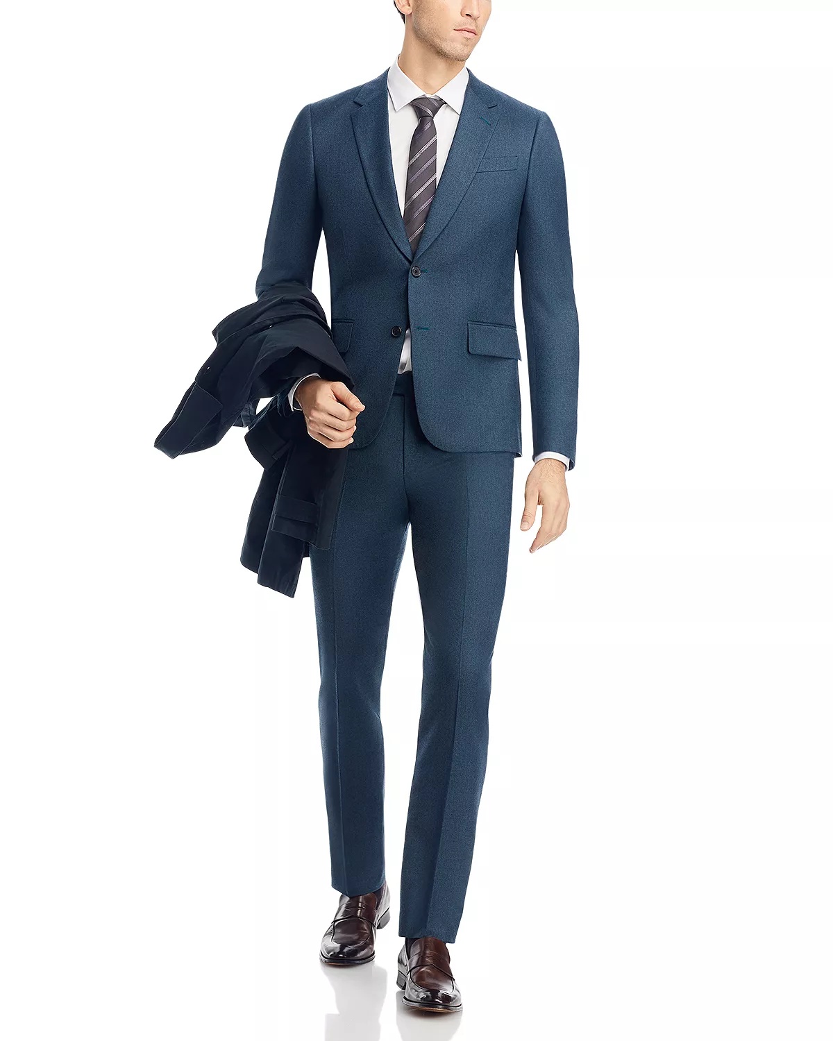 Wool & Cashmere Extra Slim Fit Suit - 3