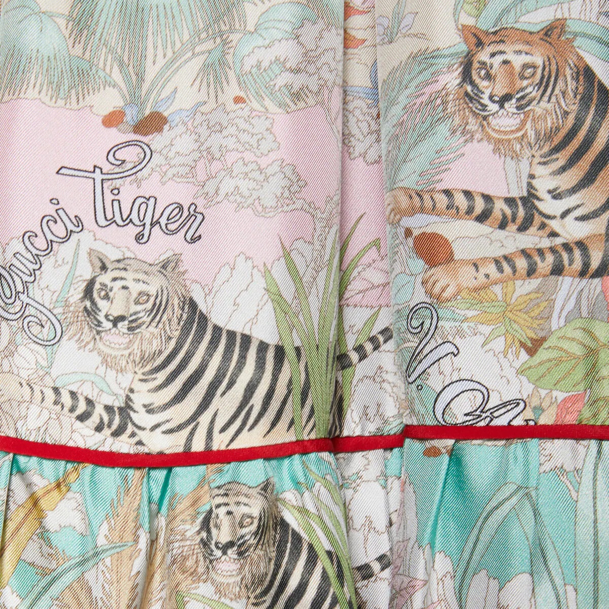 Gucci Tiger silk skirt - 6
