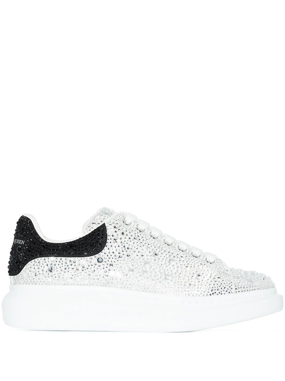 Oversized crystal-embellished sneakers - 1